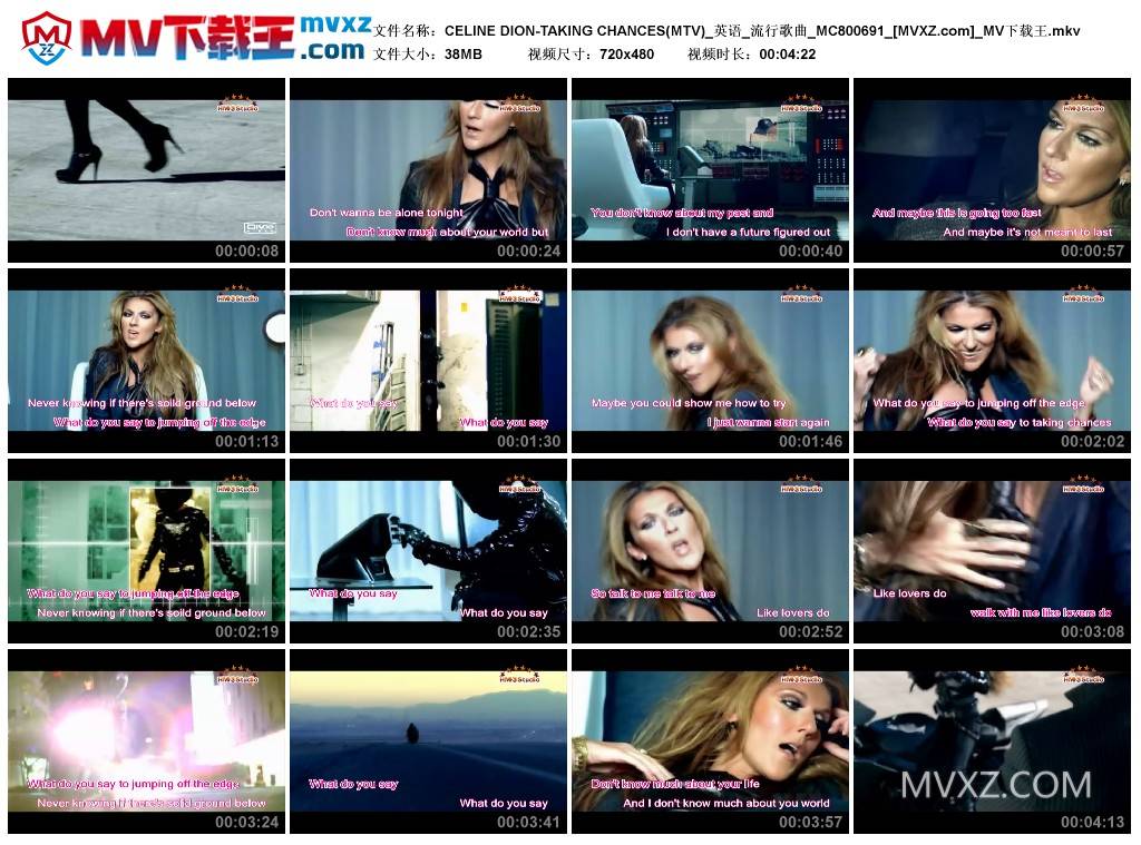 CELINE DION-TAKING CHANCES(MTV)_英语_流行歌曲_MC800691